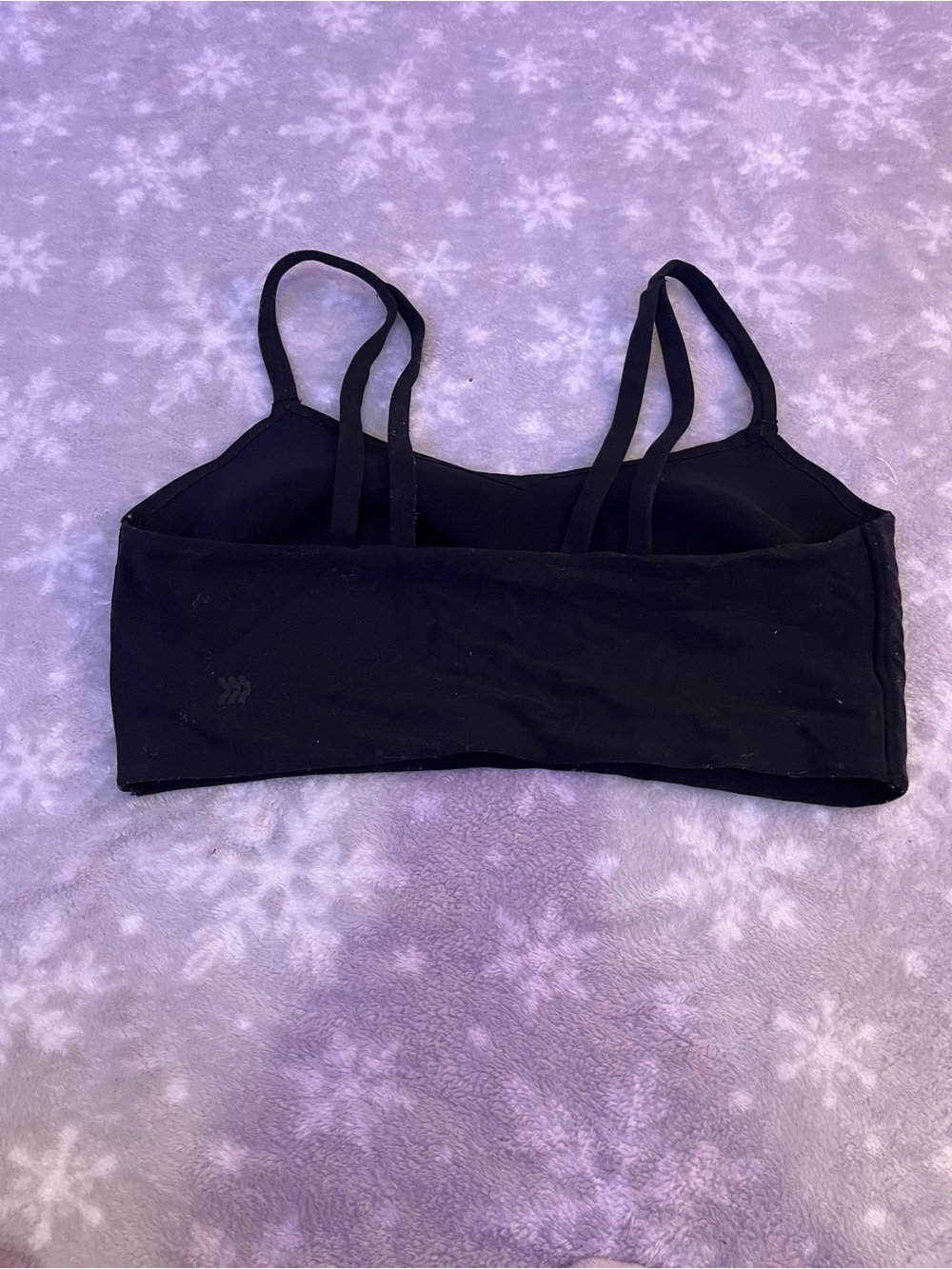 all in motion Black Double-Strap Bralette